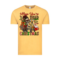 Vintage Mustard when you're dead inside but it's christmas Vintage Tee - Jasminsmagicworld