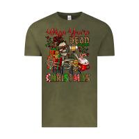 Vintage Olive when you're dead inside but it's christmas Vintage Tee - Jasminsmagicworld