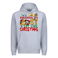 Heather Grey It's beginning to cost a lot like Christmas Premium Hoodie - NancyCooperArtShop