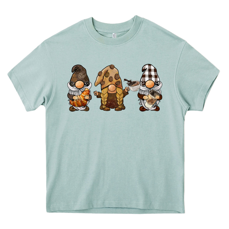 Coffee Gnomes Heavy Core Tee by BarkalooDesign | Teevron
