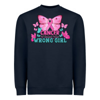 Cancer Picked The Wrong Girl Heavyweight Sweatshirt | Teevron