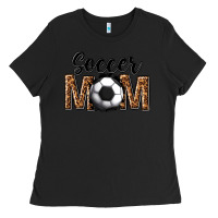 Black soccer mom Ladies Tee - texasbilliewilder