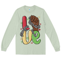 Matcha love juneteenth Long Sleeve Tee - MaliasSmallBusiness