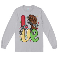 Moon Dust love juneteenth Long Sleeve Tee - MaliasSmallBusiness