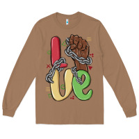 Toasted Coconut love juneteenth Long Sleeve Tee - MaliasSmallBusiness