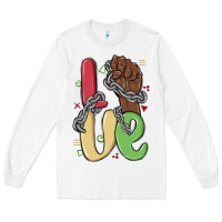 White love juneteenth Long Sleeve Tee - MaliasSmallBusiness