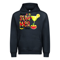 Navy sweet summer time fruits Urban Hoodie - CowCowDesign