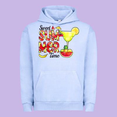 Sweet Summer Time Fruits Urban Hoodie Designed By Cowcowdesign