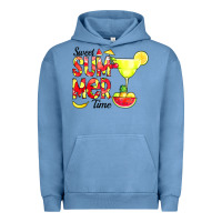 Pigment Pebble Blue sweet summer time fruits Urban Hoodie - CowCowDesign
