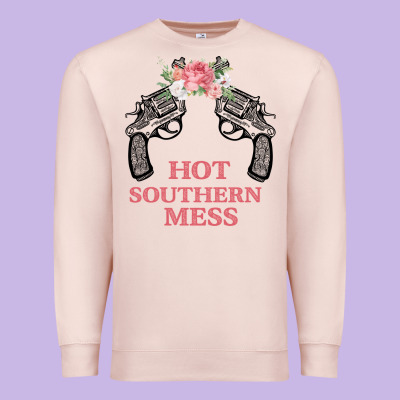 Hot Southern Mess Premium Sweatshirt Designed By Bettercallsaul