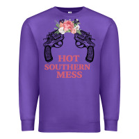 Purple Hot Southern Mess Premium Sweatshirt - Bettercallsaul
