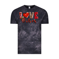 Cloud Black love vibes Vintage Tee - AdoDesignShop
