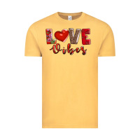 Vintage Mustard love vibes Vintage Tee - AdoDesignShop