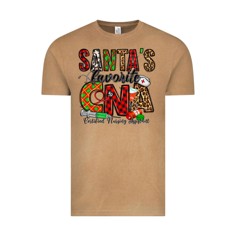 Santa’s Favorite Cna Vintage Tee by Jasminsmagicworld | Teevron