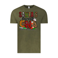 Vintage Olive santa’s favorite cna Vintage Tee - Jasminsmagicworld