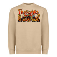 Mushroom American Firefighter Mom Heavyweight Sweatshirt - LillyAllenDesigns