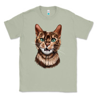Matcha Bengal Cat Face Classic Tee - LillyAllenDesigns