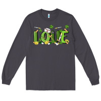 Smoke st patricks love nurse Long Sleeve Tee - MaliasSmallBusiness