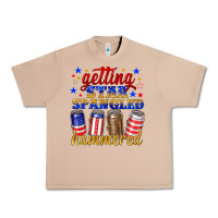 Burro getting star spangled hammered Urban Heavy Tee - NancyCooperArtShop