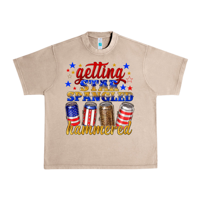 Getting Star Spangled Hammered Urban Heavy Tee by NancyCooperArtShop | Teevron
