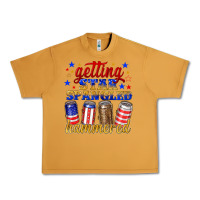 Peanut Butter getting star spangled hammered Urban Heavy Tee - NancyCooperArtShop