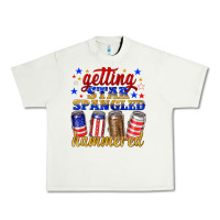 Pistachio getting star spangled hammered Urban Heavy Tee - NancyCooperArtShop