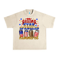 Sandshell getting star spangled hammered Urban Heavy Tee - NancyCooperArtShop
