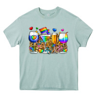 Arona pride wine cups Heavy Core Tee - Zillion Design Studio