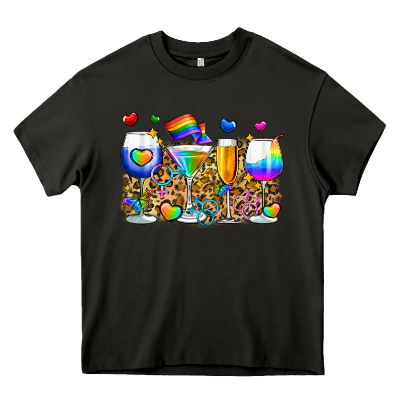 Pride Wine Cups Heavy Core Tee by Zillion Design Studio | Teevron