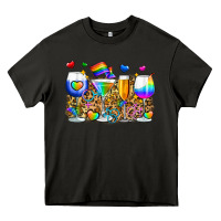 Asphalt pride wine cups Heavy Core Tee - Zillion Design Studio