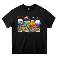 Black pride wine cups Heavy Core Tee - Zillion Design Studio