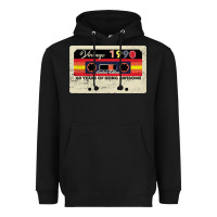 Black vintage 1990 60th birthday cassette 30 years old 60 years Heavyweight Hoodie - Bettercallsaul