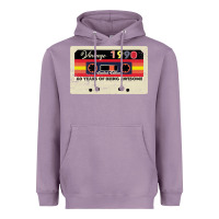Lavender vintage 1990 60th birthday cassette 30 years old 60 years Heavyweight Hoodie - Bettercallsaul