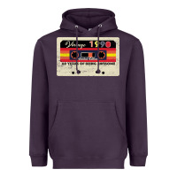 Plum vintage 1990 60th birthday cassette 30 years old 60 years Heavyweight Hoodie - Bettercallsaul