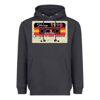 Smoke vintage 1990 60th birthday cassette 30 years old 60 years Heavyweight Hoodie - Bettercallsaul