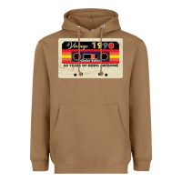 Toasted Coconut vintage 1990 60th birthday cassette 30 years old 60 years Heavyweight Hoodie - Bettercallsaul