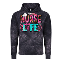 Cloud Black nurse life Vintage Hoodie - AdoDesignShop