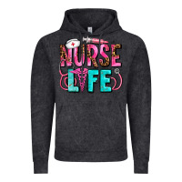 Vintage Black nurse life Vintage Hoodie - AdoDesignShop