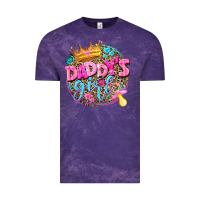 Cloud Purple daddys girl Vintage Tee - NancyCooperArtShop