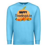 Ocean Blue Happy Thanksgiving Premium Sweatshirt - Bettercallsaul