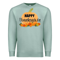Seafoam Happy Thanksgiving Premium Sweatshirt - Bettercallsaul