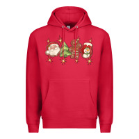 Cardinal Christmas gingerbread cookies Premium Hoodie - texasbilliewilder