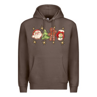 Coffee Christmas gingerbread cookies Premium Hoodie - texasbilliewilder