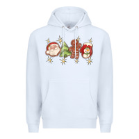 White Christmas gingerbread cookies Premium Hoodie - texasbilliewilder