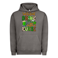 Pigment Tornado St. Patrick's Safety first drink with a Nurse Urban Hoodie - OliviaCreatesArt