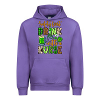 Tulip St. Patrick's Safety first drink with a Nurse Urban Hoodie - OliviaCreatesArt