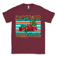 Burgundy truck gemstone leopard Classic Tee - AdoDesignShop