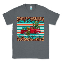 Charcoal Heather truck gemstone leopard Classic Tee - AdoDesignShop