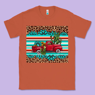 Truck Gemstone Leopard Classic Tee Designed By Adodesignshop