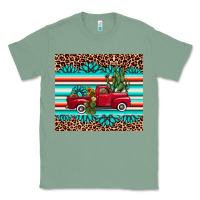 Sage truck gemstone leopard Classic Tee - AdoDesignShop